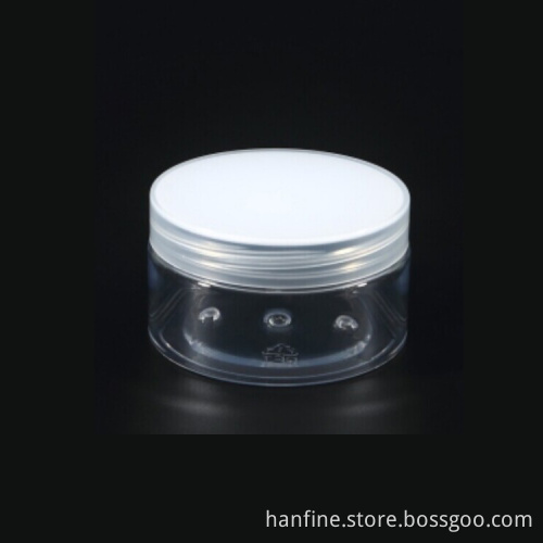 100g custom logo hot stamping round plastic PET sleeping mask jar